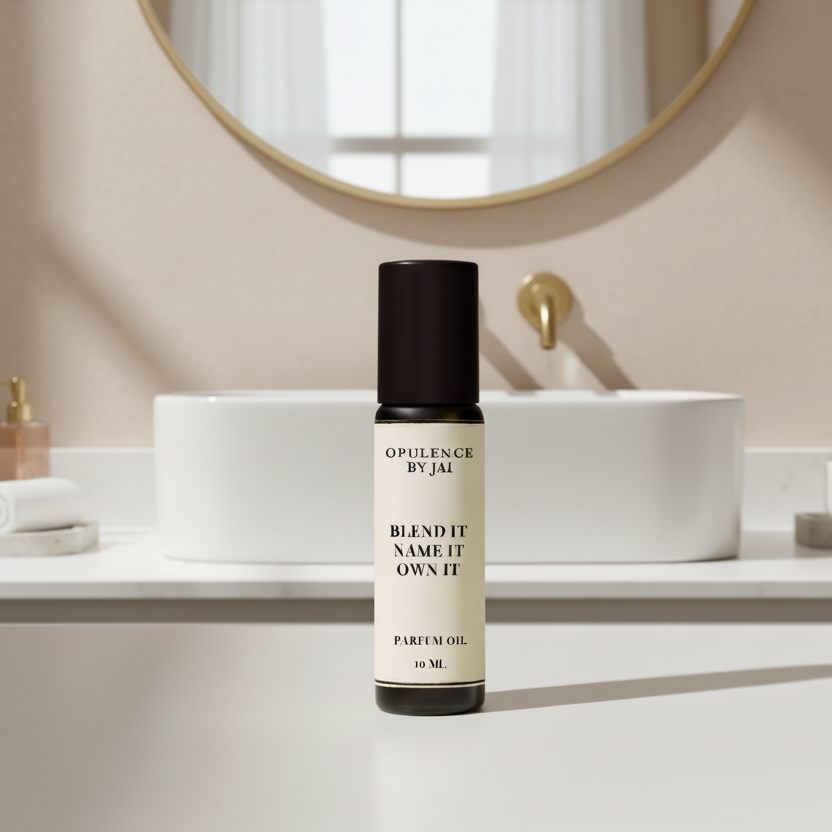 parfum oil black matte bottle