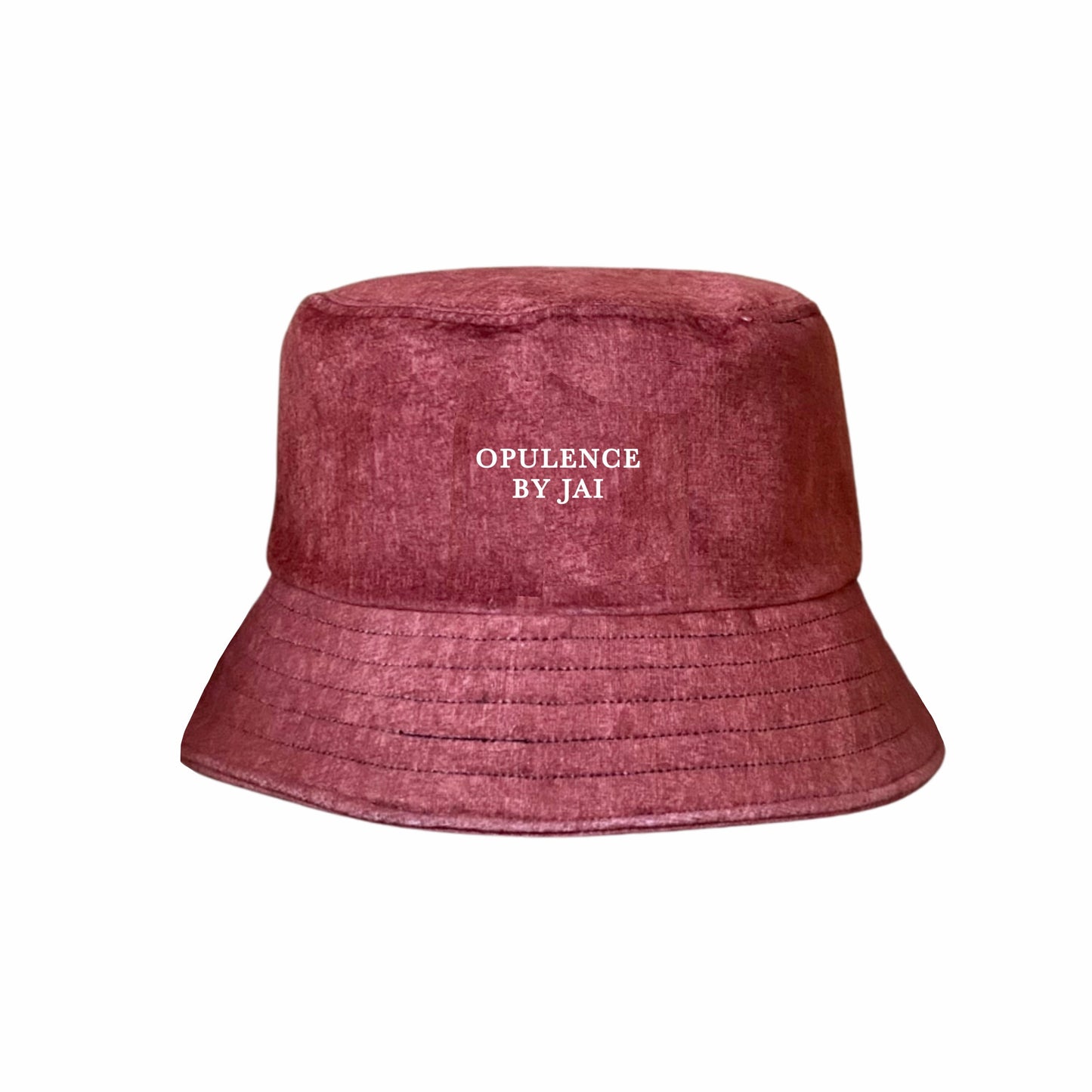 Luxurious streetwear bucket hat russet color