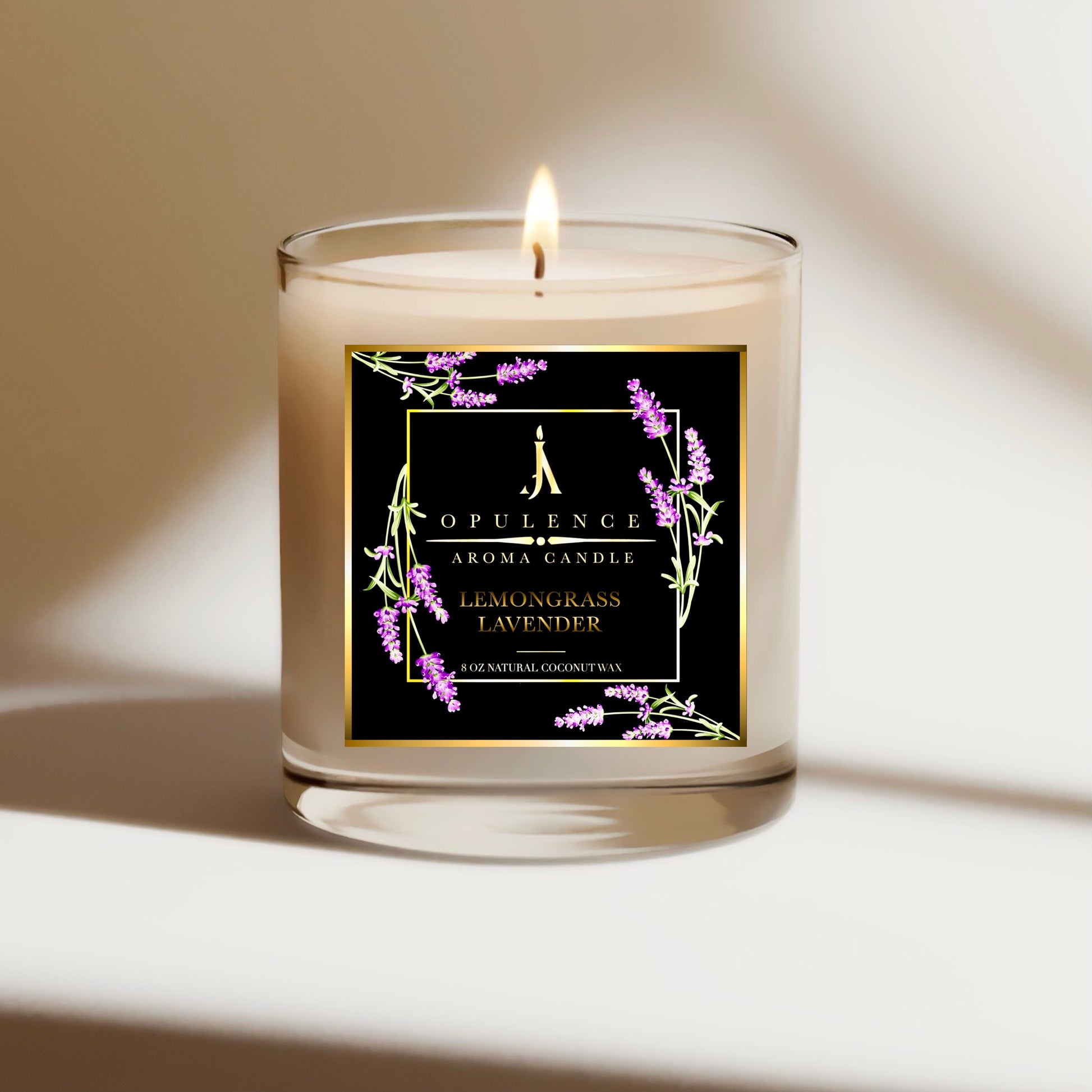 Lemongrass lavender candle