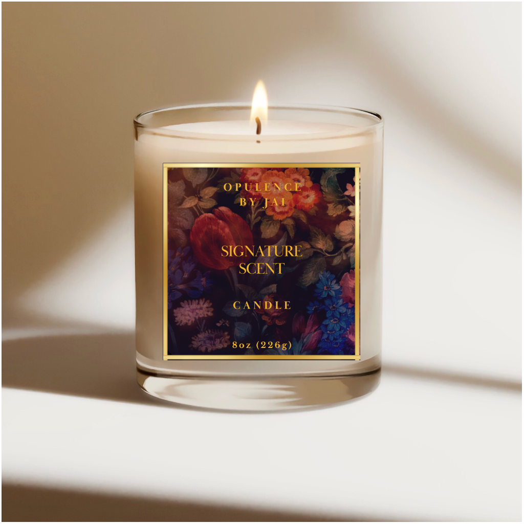 create a signature scented candle spring collection