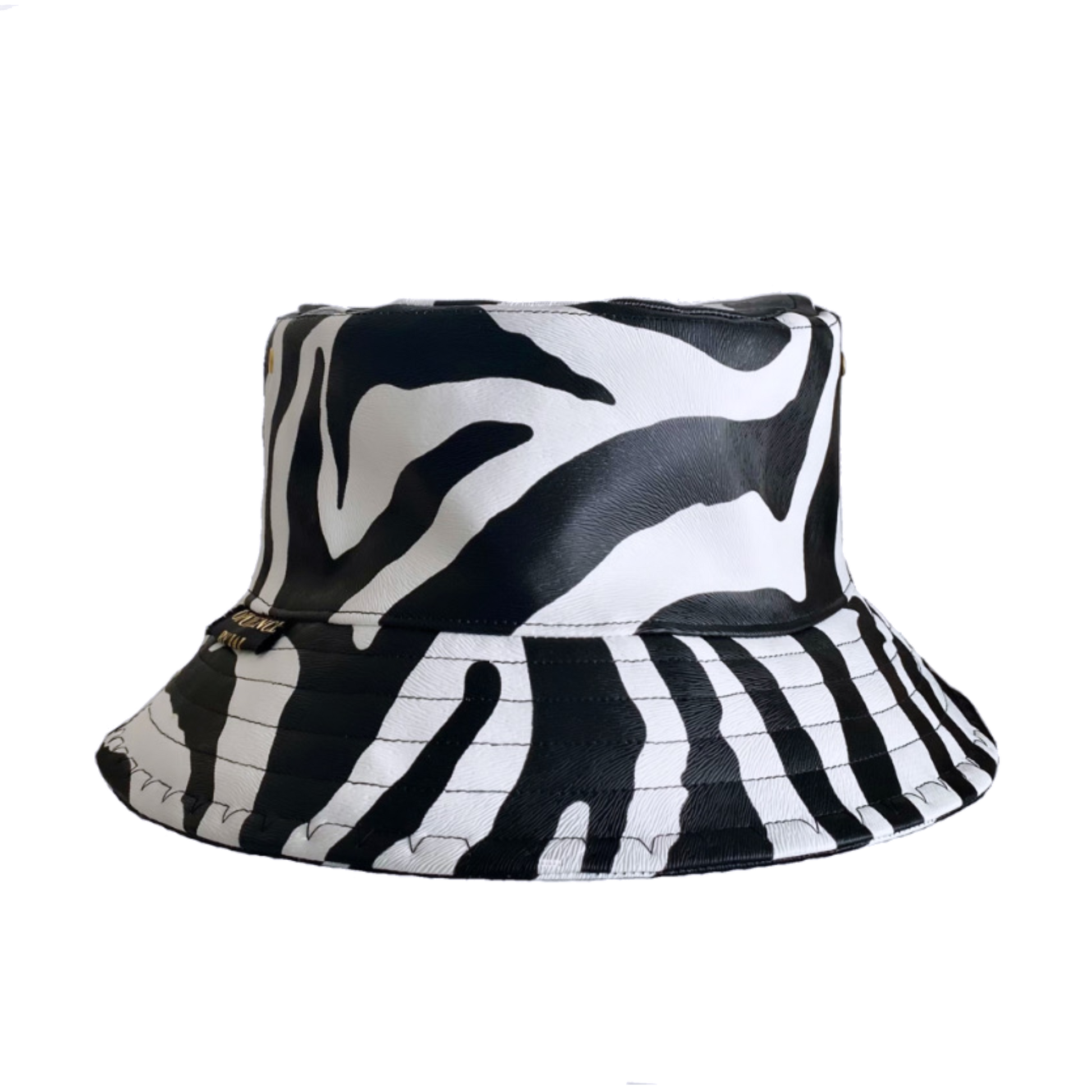 bucket hat zebra print