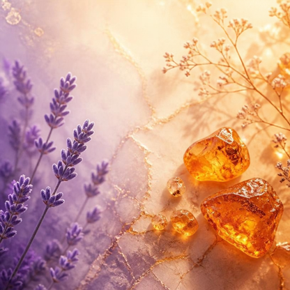Lavender & Amber Candle